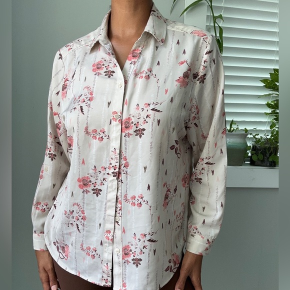 Vintage floral blouse - Picture 1 of 3